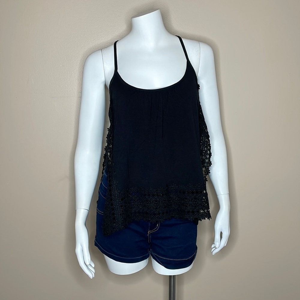 Ocean Drive Black Racerback Tank Top